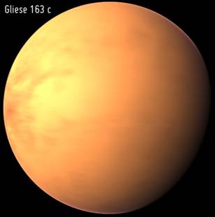 “超級(jí)地球”行星Gliese 163c，可能孕育微生命