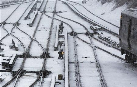 2月8日，紐約開始降雪。